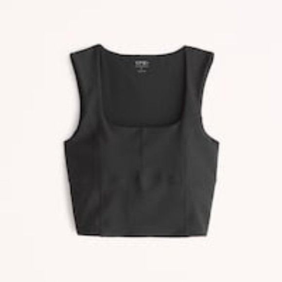 Abercrombie & Fitch Tops - Black Scoop-Neck Athletic Tank 🖤
